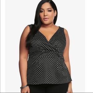 NWT Torrid Peplum Blouse